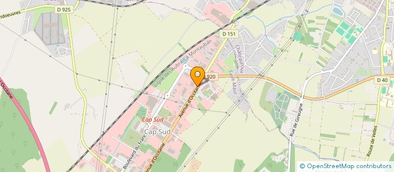 localisation de l'entreprise BV CHATEAUROUX 36 à SAINT-MAUR
