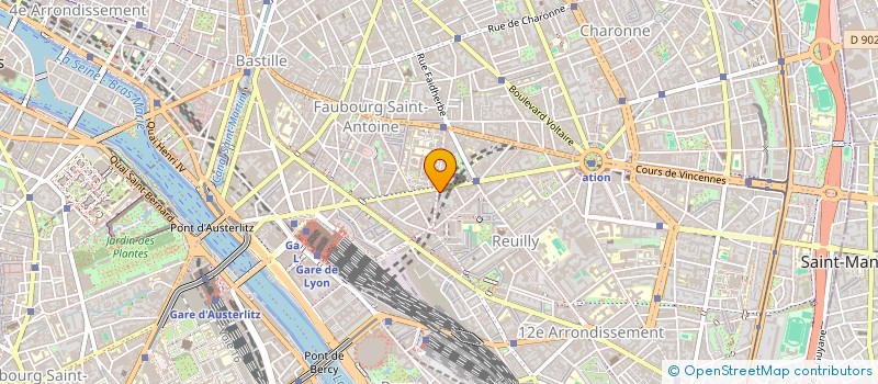 localisation de l'entreprise BV CHIMIE  PARIS