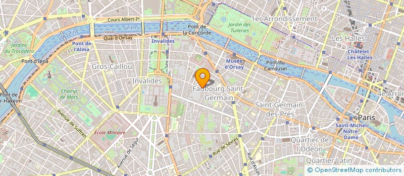 localisation de l'entreprise BV COM à PARIS