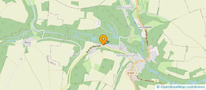 localisation de l'entreprise BV COMPANY  VALLANGOUJARD