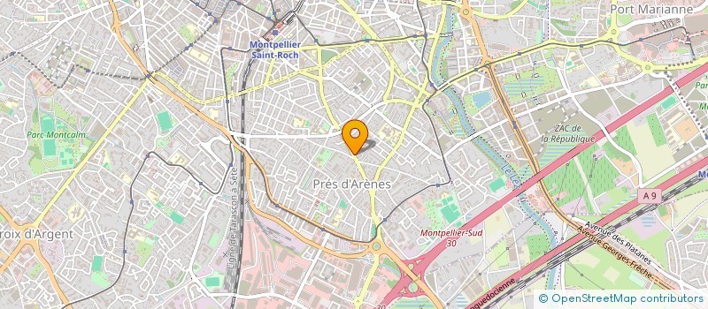 localisation de l'entreprise BV COMPANY  MONTPELLIER