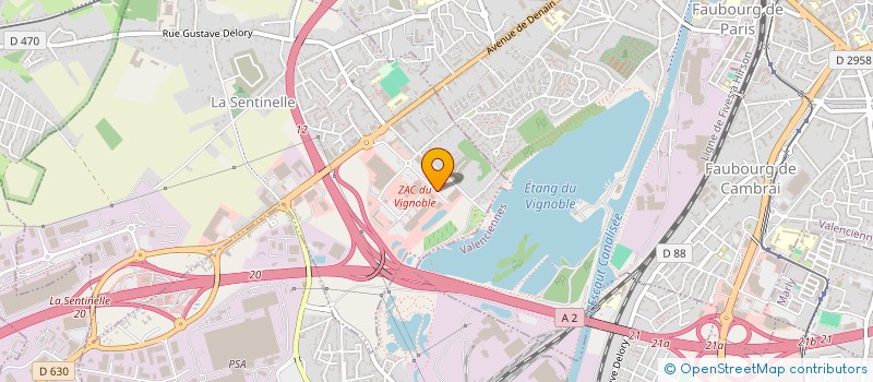 localisation de l'entreprise BV CONCEPT à LA SENTINELLE