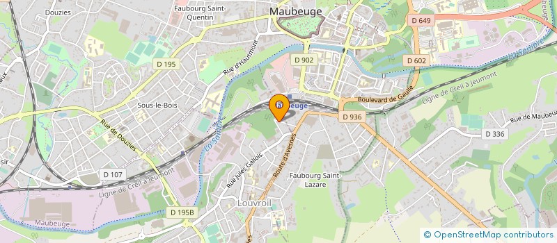 localisation de l'entreprise BV CONFORT à LOUVROIL