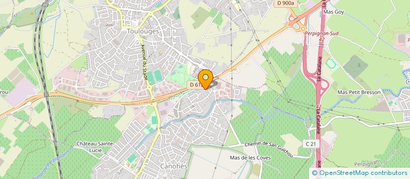 localisation de l'entreprise BV CONFORT  CANOHES