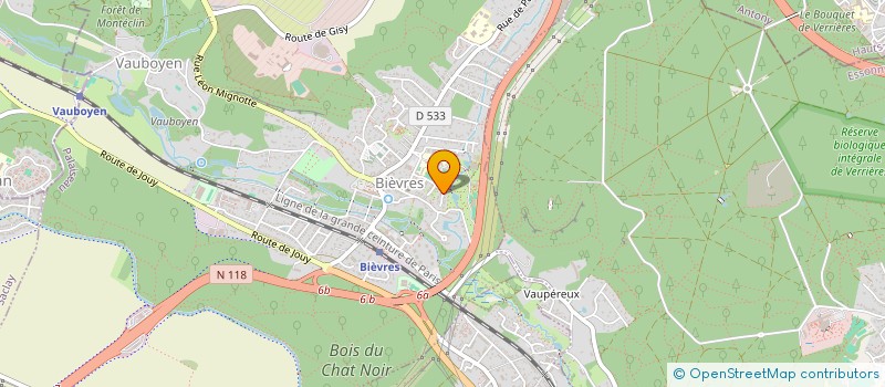 localisation de l'entreprise BV CONSEILS  BIEVRES