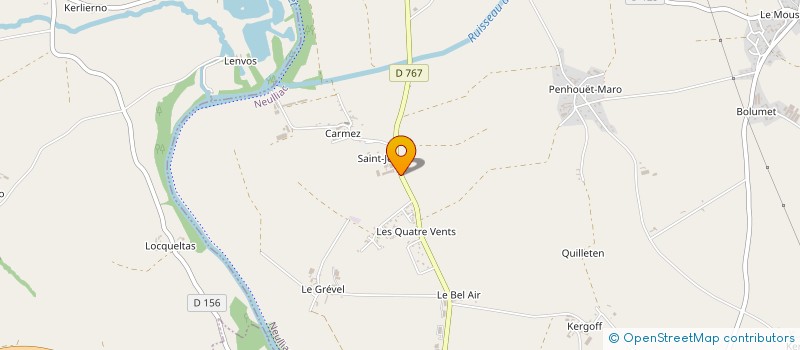 localisation de l'entreprise BV DARTS  SAINT-THURIAU