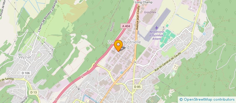localisation de l'entreprise BV DEVELOPPEMENT à ARBENT