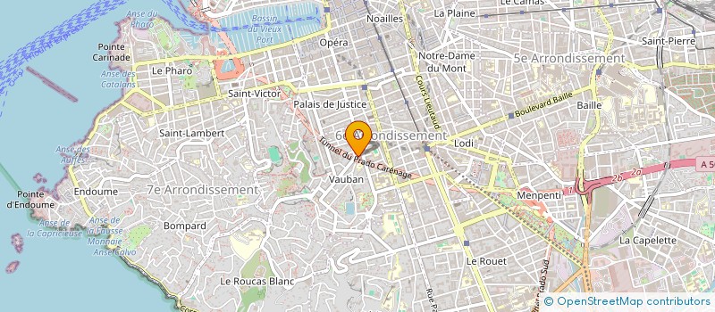localisation de l'entreprise BV DISTRI à MARSEILLE