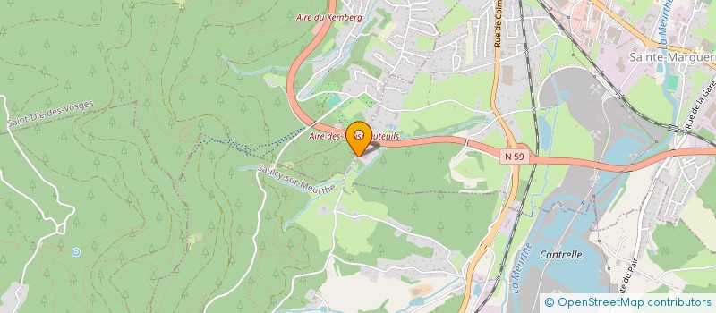 localisation de l'entreprise BV EXPRESS  SAINTE-MARGUERITE