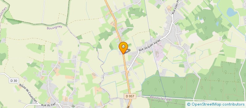 localisation de l'entreprise BV HELLEMMES  BEUVRY-LA-FORET