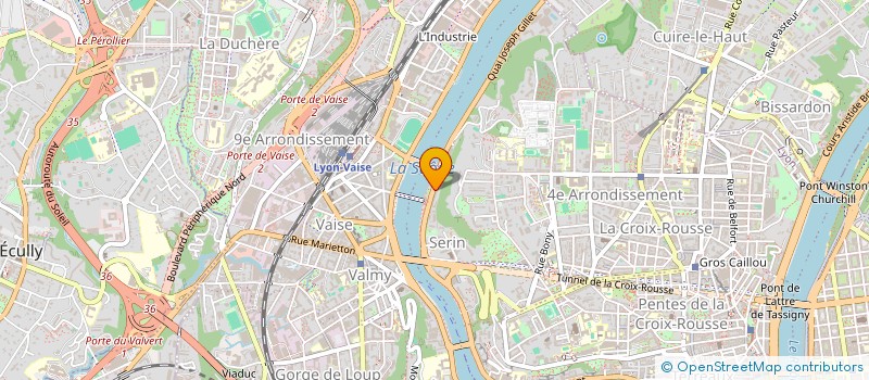 localisation de l'entreprise BV IMMO  LYON