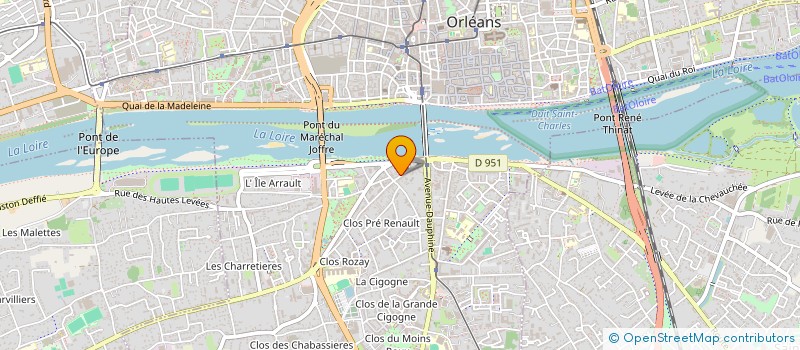 localisation de l'entreprise BV ISOLATION à ORLEANS