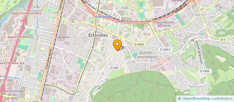 localisation de l'entreprise BV LE GARDEN à ECHIROLLES