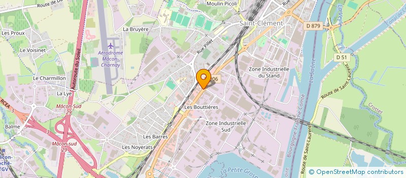 localisation de l'entreprise BV MACON à MACON