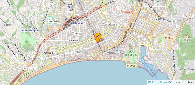 localisation de l'entreprise BV MEDECIN à NICE