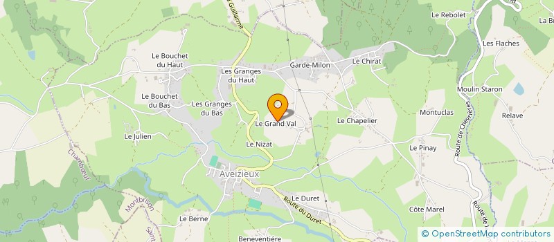 localisation de l'entreprise BV MENUISERIE  AVEIZIEUX