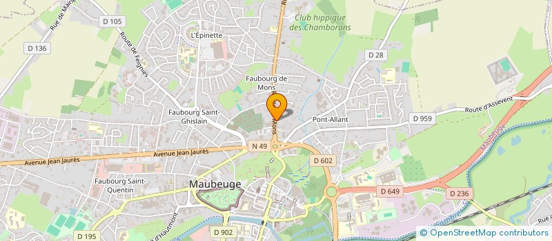 localisation de l'entreprise BV MOTORS à MAIRIEUX