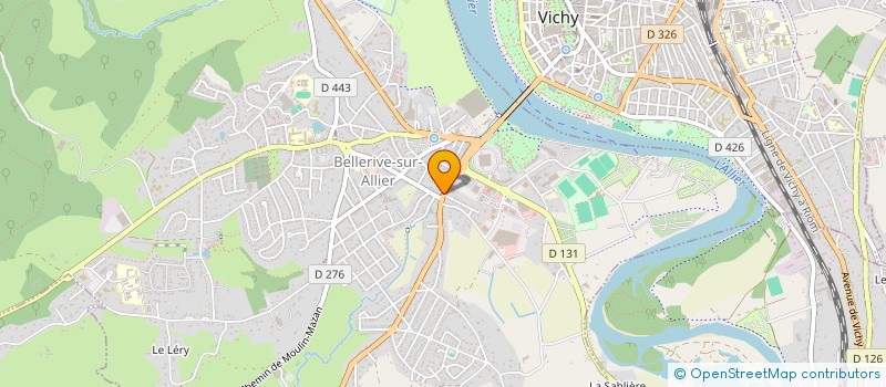 localisation de l'entreprise BV ONE  BELLERIVE-SUR-ALLIER