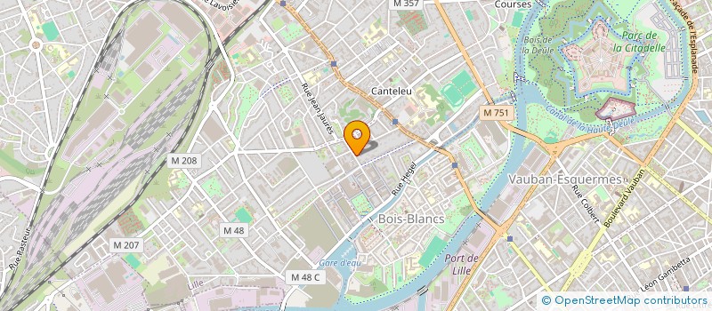localisation de l'entreprise BV&P IMMO à LILLE
