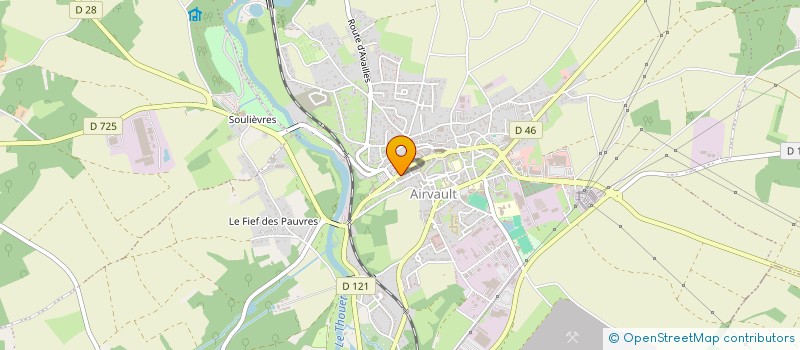 localisation de l'entreprise BV PARTENAIRES  AIRVAULT