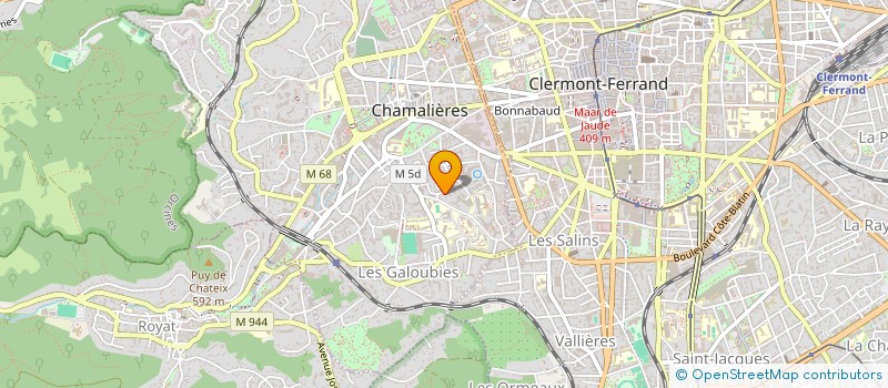 localisation de l'entreprise BV PHARMA  CHAMALIERES