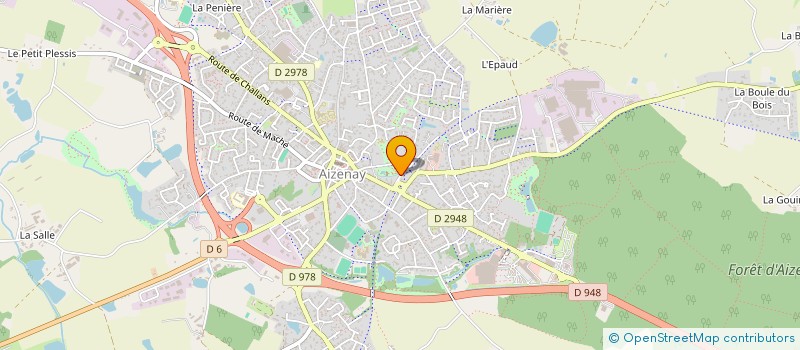 localisation de l'entreprise BV RECOUVREMENT à AIZENAY