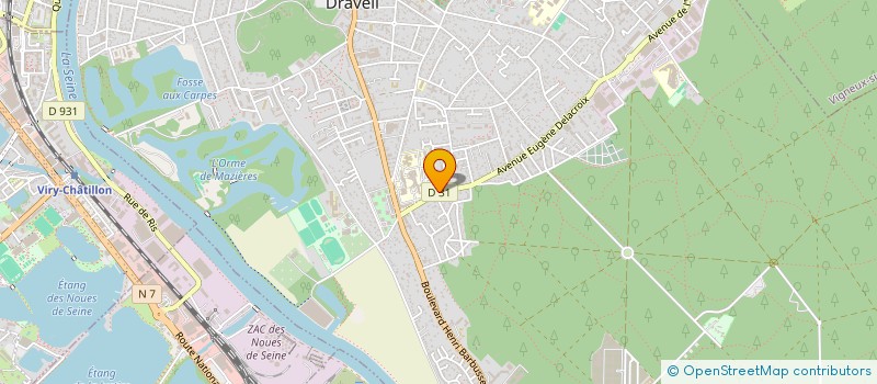 localisation de l'entreprise BV RENOVATION à DRAVEIL