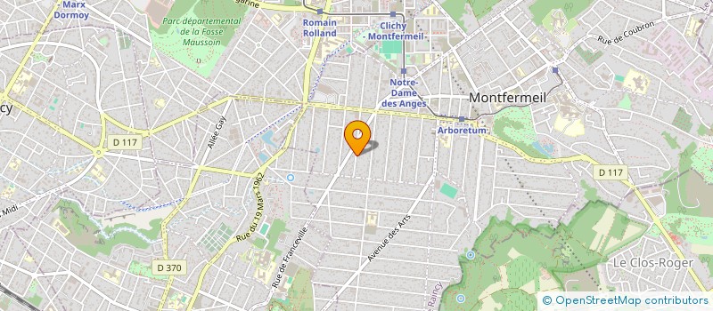 localisation de l'entreprise BV RENOVATION à MONTFERMEIL