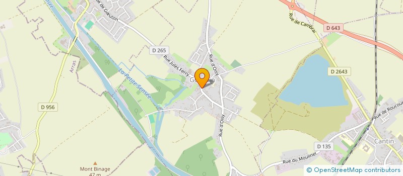 localisation de l'entreprise BV SERVICES  GULZIN