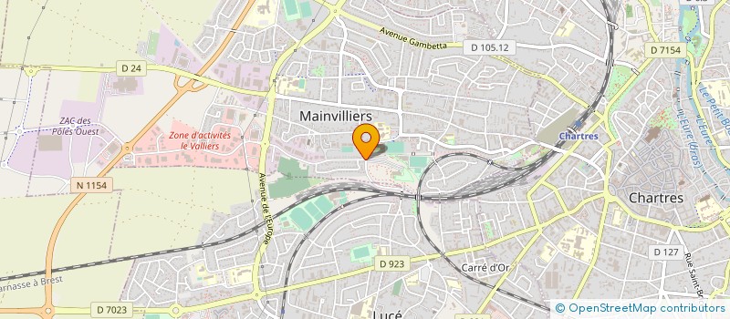 localisation de l'entreprise BV SERVICES AUTO à MAINVILLIERS