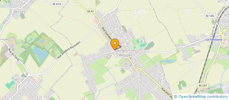 localisation de l'entreprise BV-SOLUTION  SAINGHIN-EN-WEPPES