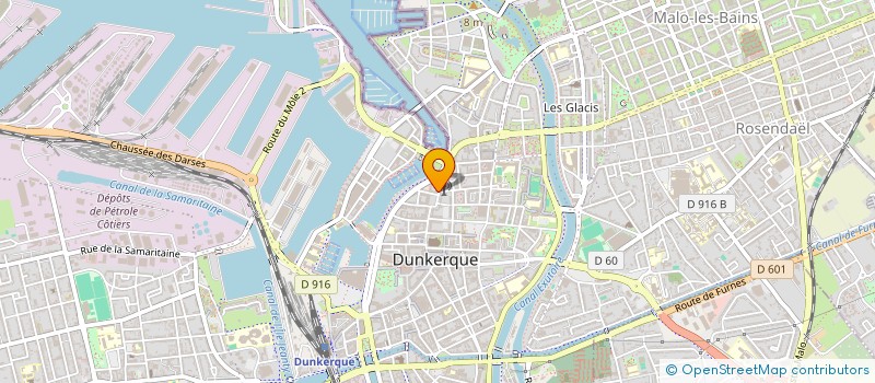 localisation de l'entreprise BV TECHNOLOGIES à DUNKERQUE
