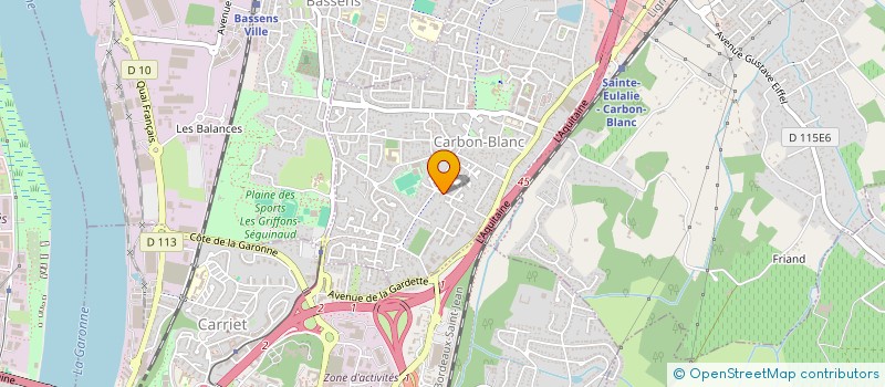 localisation de l'entreprise BV TIME  SAINTE-EULALIE