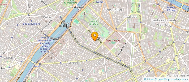 localisation de l'entreprise BV TRANSFERT  PARIS