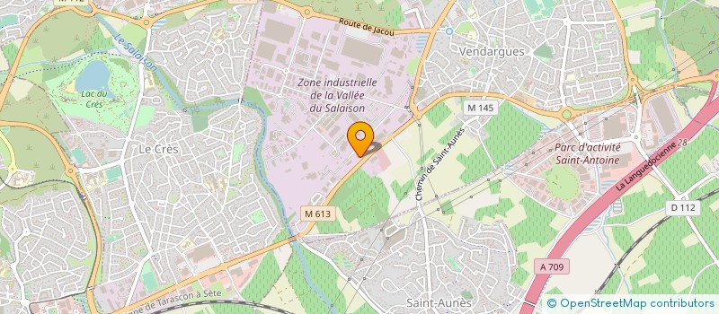 localisation de l'entreprise BV VENDARGUES à VENDARGUES