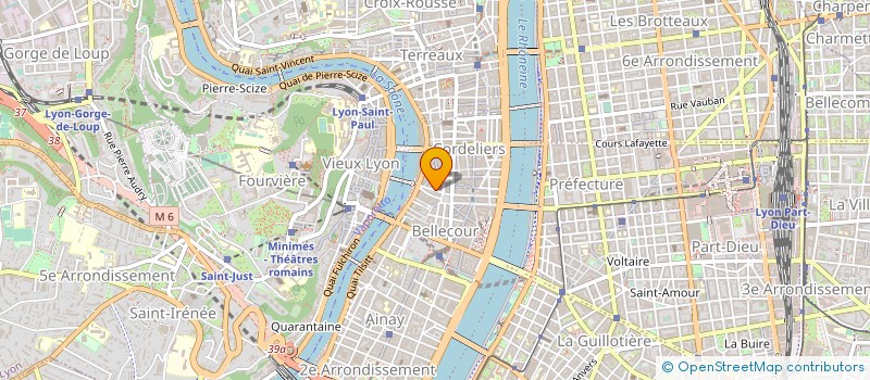 localisation de l'entreprise BV1  LYON