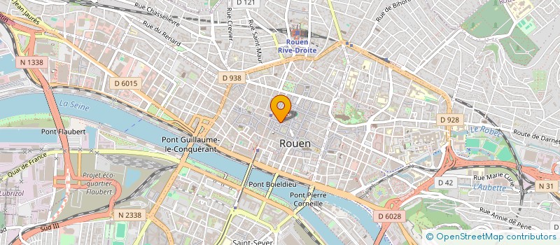 localisation de l'entreprise BV1 IMMO  ROUEN