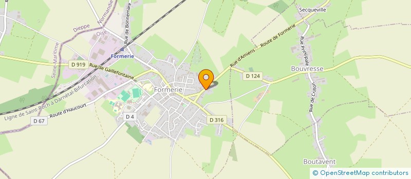 localisation de l'entreprise BV2OP  FORMERIE