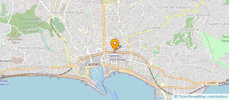 localisation de l'entreprise BV3C à CANNES
