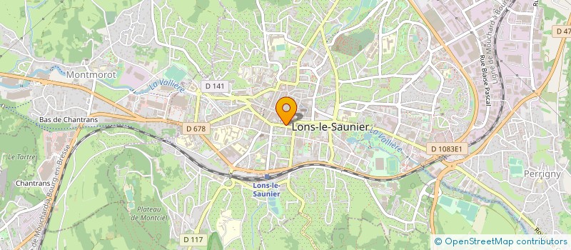 localisation de l'entreprise BV3D à LONS-LE-SAUNIER