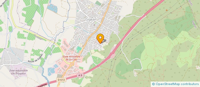localisation de l'entreprise BVA  GIGEAN