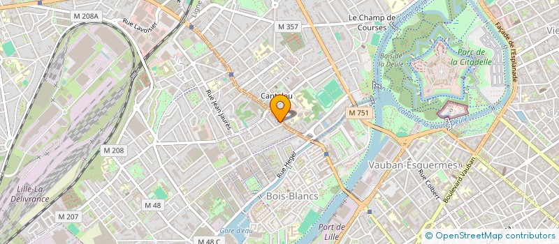 localisation de l'entreprise BVA  LILLE