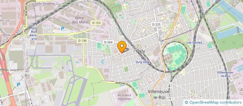 localisation de l'entreprise BVA SECURITY PRIVEE  ORLY