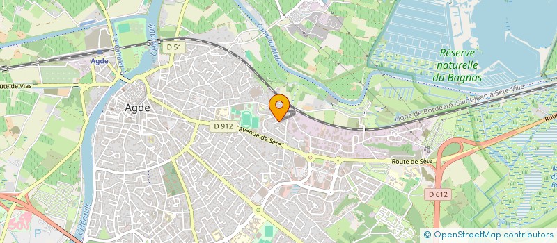 localisation de l'entreprise BVAM  AGDE