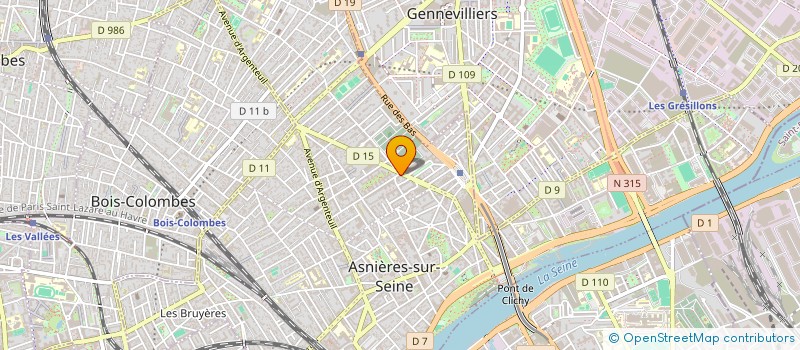 localisation de l'entreprise BVAPIC à ASNIERES-SUR-SEINE