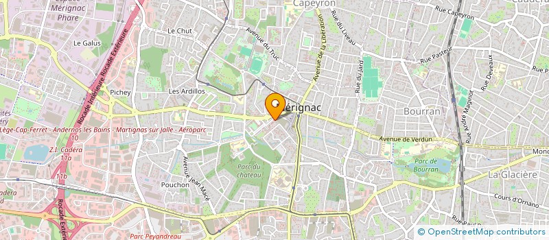 localisation de l'entreprise BVAPOTE à MERIGNAC