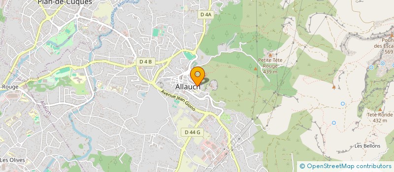 localisation de l'entreprise BVAR  ALLAUCH