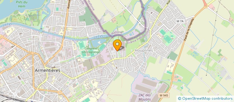 localisation de l'entreprise BVB à LILLE