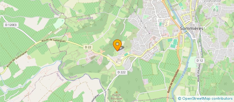 localisation de l'entreprise BVB BATIMENT à SOMMIERES