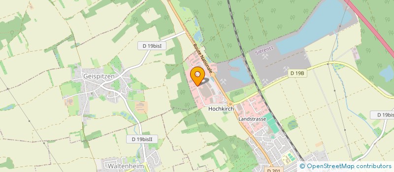 localisation de l'entreprise BVB DIFFUSION  SIERENTZ